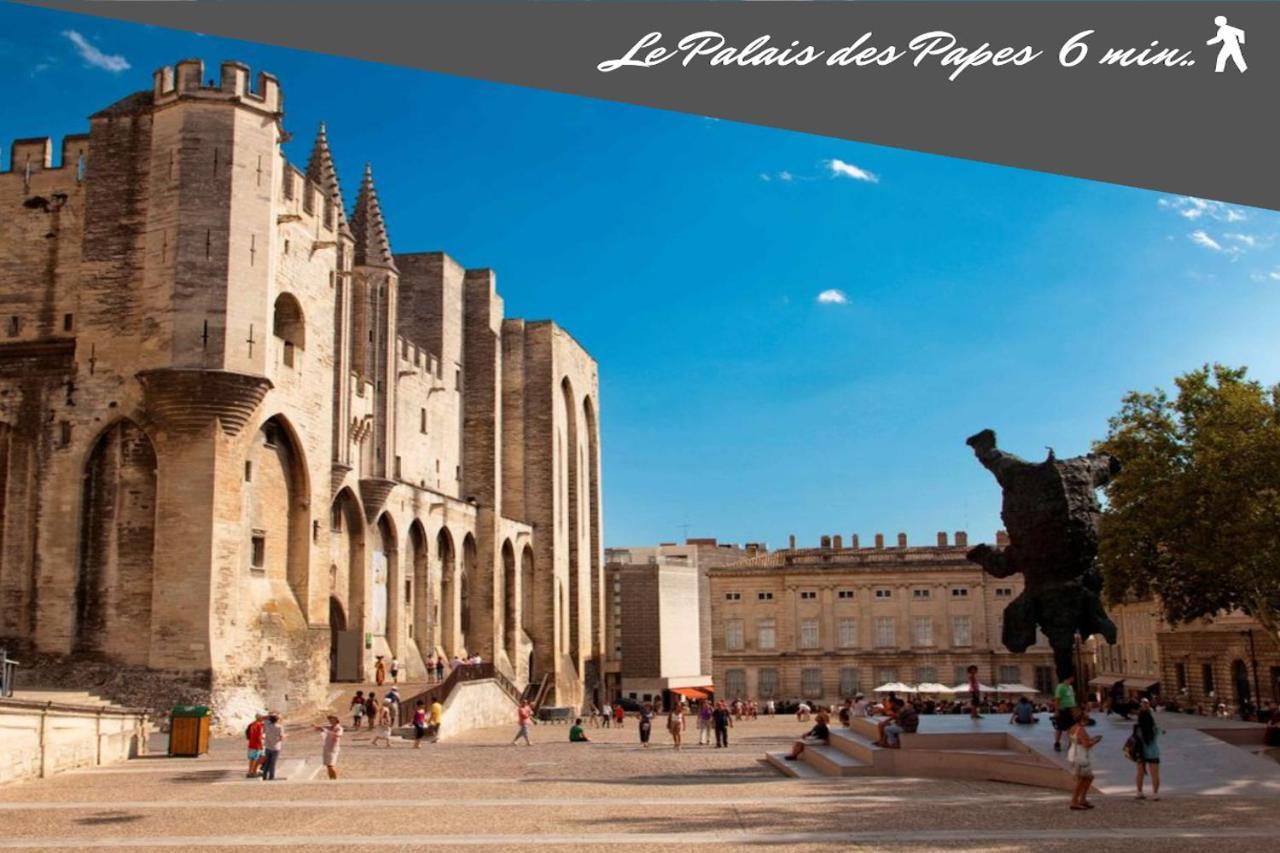 Le Chapeau Rouge Au Coeur Du Centre Historique Avignon Bagian luar foto